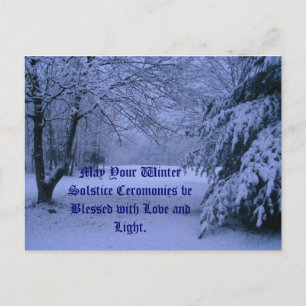 Postcard, May Your Winter Solstice Cerom... Postcard
