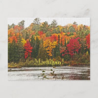 POSTCARD/MICHIGAN!/VIBRANT FALL COLORS