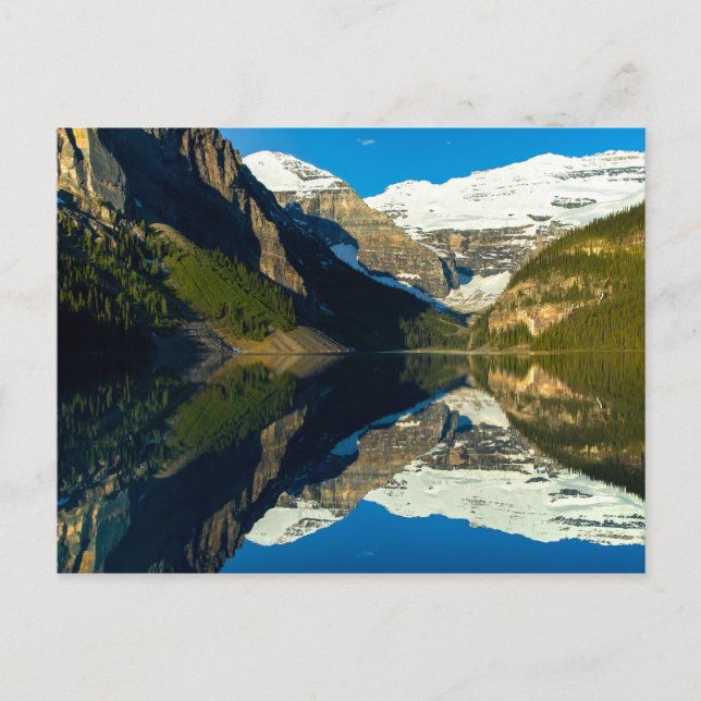 Postcard Mirror Lake Louise, Alberta Canada (Front)