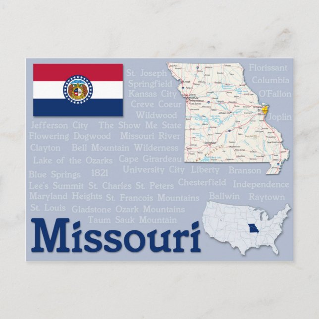 Postcard "Missouri" (Front)