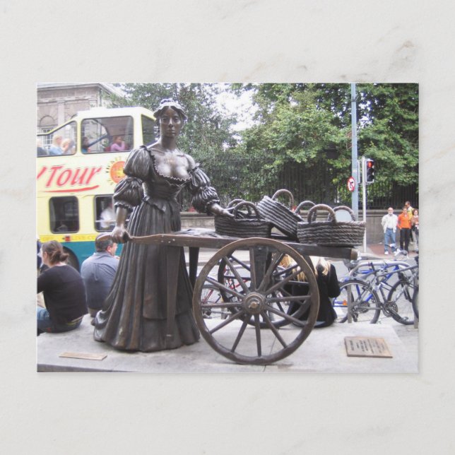 Postcard Molly Malone, Dublin, Ireland (Front)