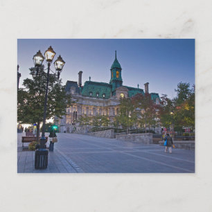 Postcard Montreal (Canada) Town Hall
