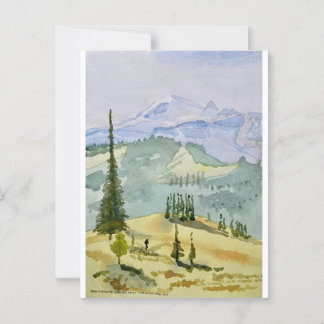 Postcard - Mount Rainier