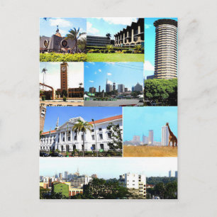 Postcard Nairobi Montage, Kenya