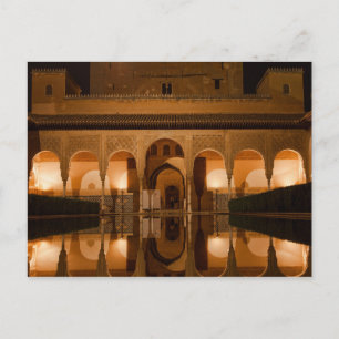 Postcard Nasride Palace, Andalusia Spain