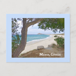 postcard/ Naxos, Greece/beach Postcard