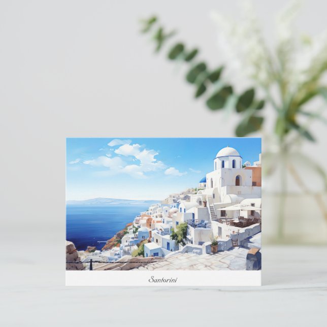 Postcard Oia Santorini (Standing Front)