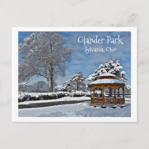 POSTCARD, OLANDER PARK-WINTER WONDERLAND POSTCARD