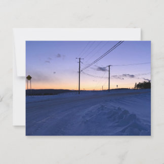 postcard on real landscape