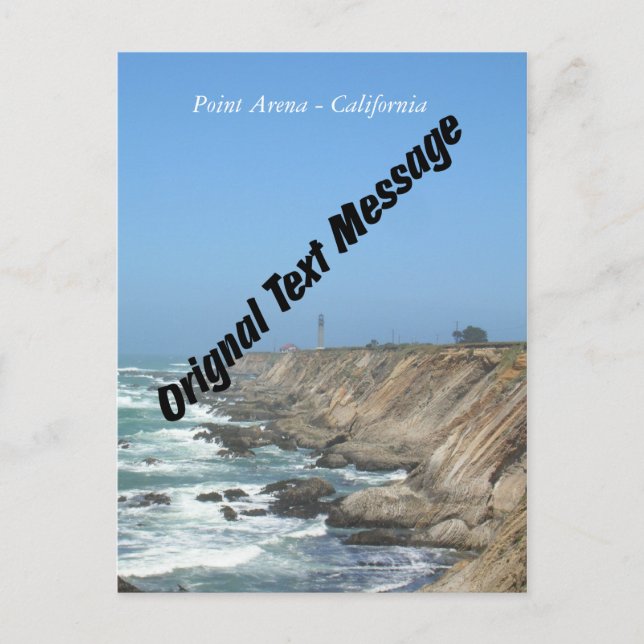 Postcard -  Original Text Message (Front)