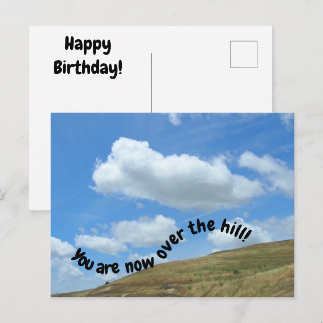 Postcard - Over the Hill (Front/Back)