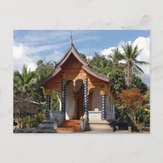 Postcard Pagoda in Iao Village, Loas