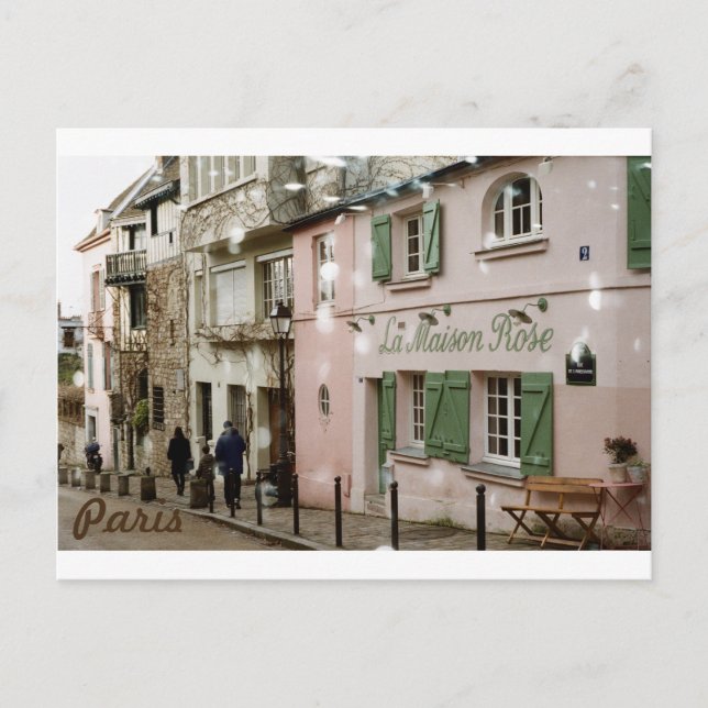 Postcard, Paris Monmartre Postcard (Front)