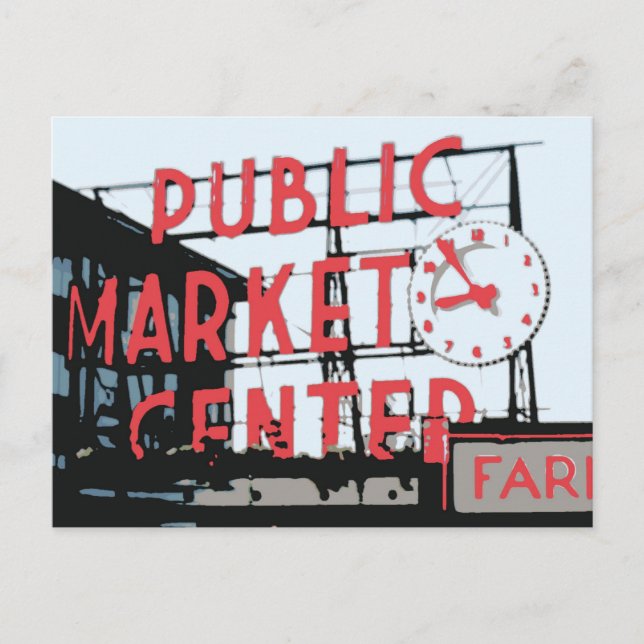 Postcard - Pike Place Market (Front)