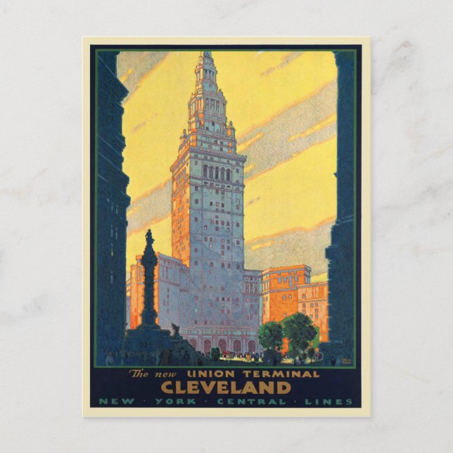 Postcard Poster Print for New York Central Lines (Front)