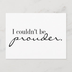 Postcard - Proud