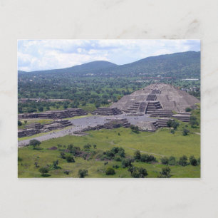 Postcard Pyramid Of The Moon, Teotihuacán, Mexico