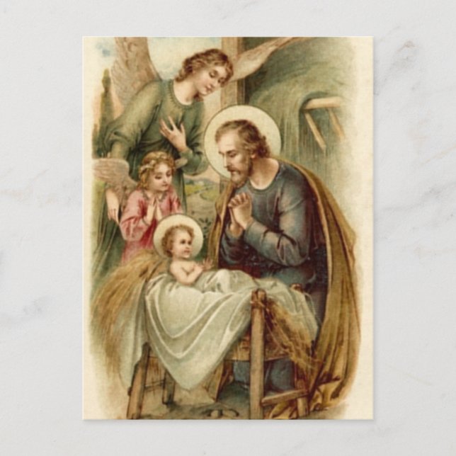 Postcard (Quote): St. Joseph Nativity (Front)