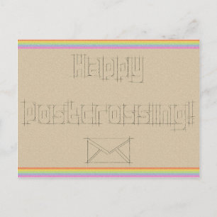 Postcard "Rainbow Scribble"