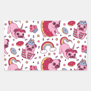 Postcard Rectangular Sticker