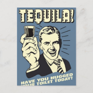 postcard,retro,tequila postcard