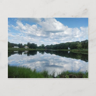 Postcard Rhode Island (RI) waterfront reflection