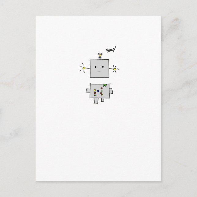 Postcard- Robot Postcard (Front)