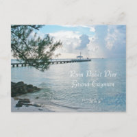POSTCARD,"RUM POINT PIER, GRAND CAYMAN"