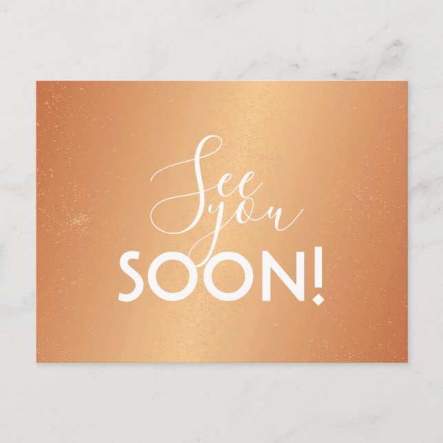 Postcard - See You Soon Copper (Front)