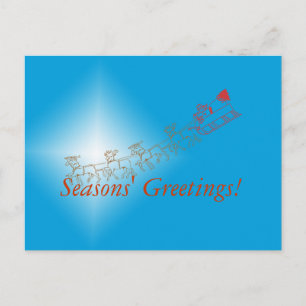 Postcard - Sleigh Greetings