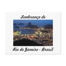 Postcard souvenir from Rio de Janeiro