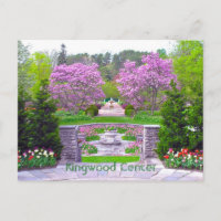postcard, "Spring Arrives at Kingwood Centre"