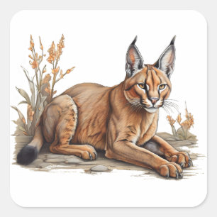Postcard Square Sticker