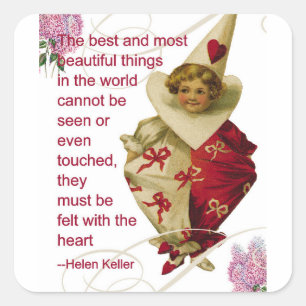 Postcard Square Sticker