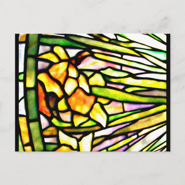 Postcard-Stained Glass-Louis Tiffany 7 Postcard (Front)