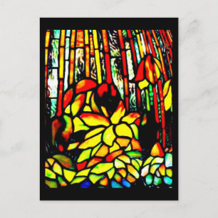 Postcard-Stained Glass-Louis Tiffany 9 Postcard