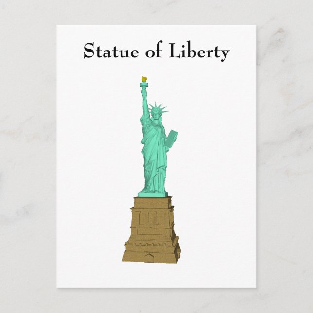 Postcard: Statue of Liberty Postcard (Front)
