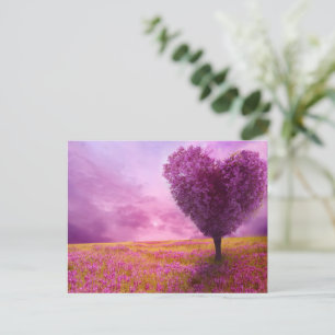Postcard - Summer Blossom Heart Shaped Tree