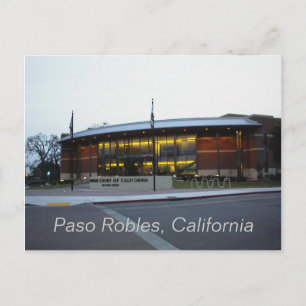 Postcard: Superior Court, Paso Robles, California Postcard