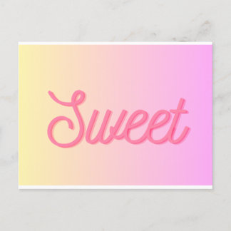 Postcard - "Sweet"