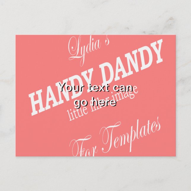 Postcard Template (Front)