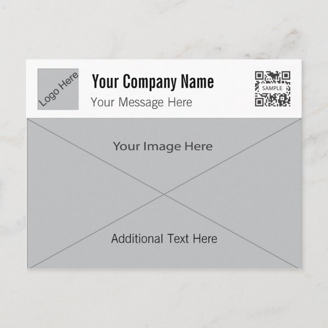 Postcard Template Generic Grey 1 (Front)