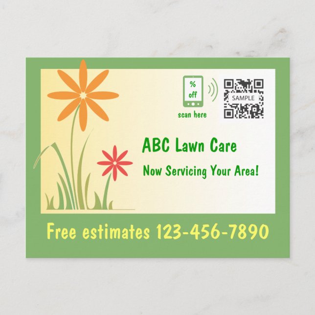 Postcard Template Lawn Care (Front)