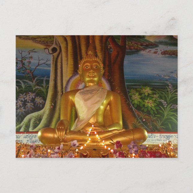Postcard Thailand Buddha image very rare (Front)