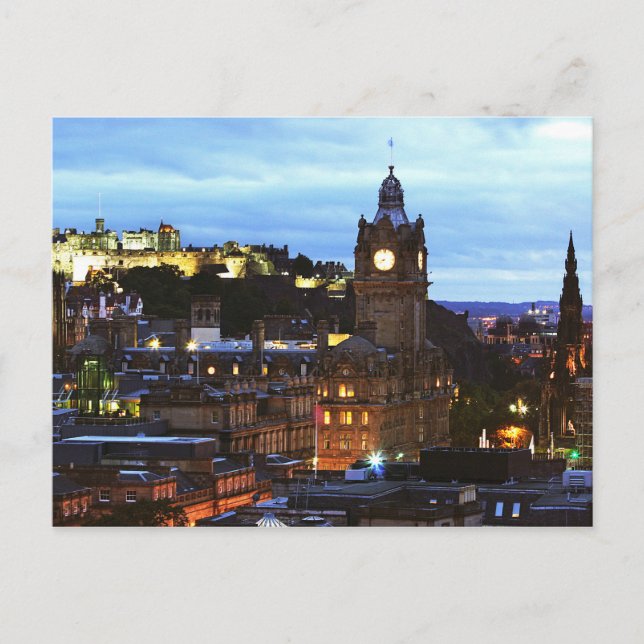 Postcard The Edinburgh Castle in Glasgow (Front)