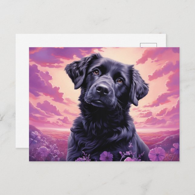 Postcard The Flower Admire (Front/Back)