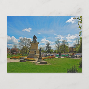 Postcard The Gower Memorial, Stratford-upon-Avon