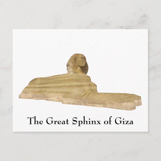 Postcard: The Great Sphinx of Giza Postcard (Front)