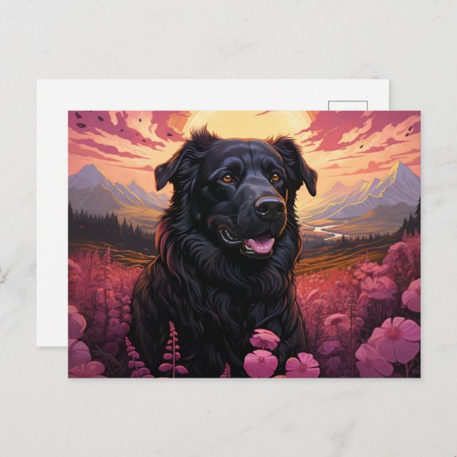 Postcard The Guardian of Flower Beds (Front/Back)