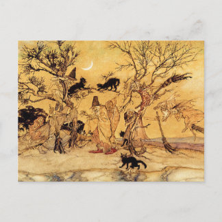 Postcard: The Witches Sabbath - Halloween Art Postcard